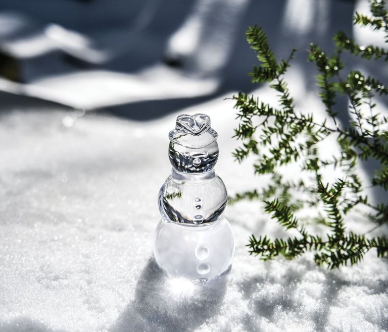 Glass Snowman - Thumbnail 3