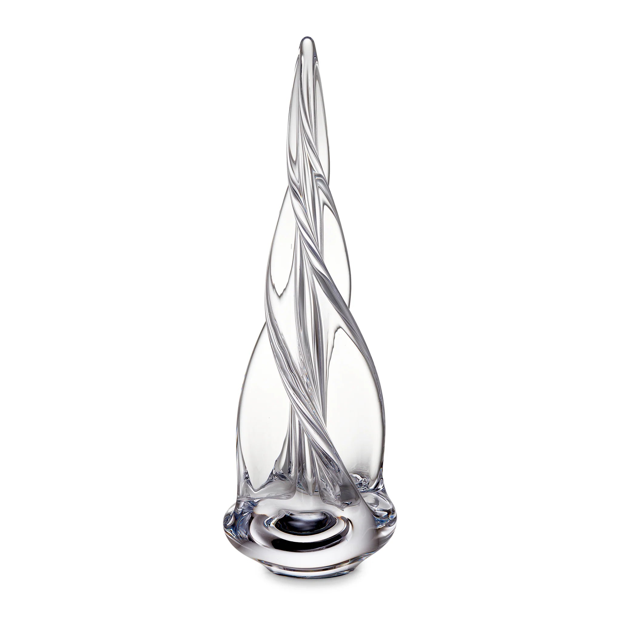 Spiral Four Sided Glass Evergreen