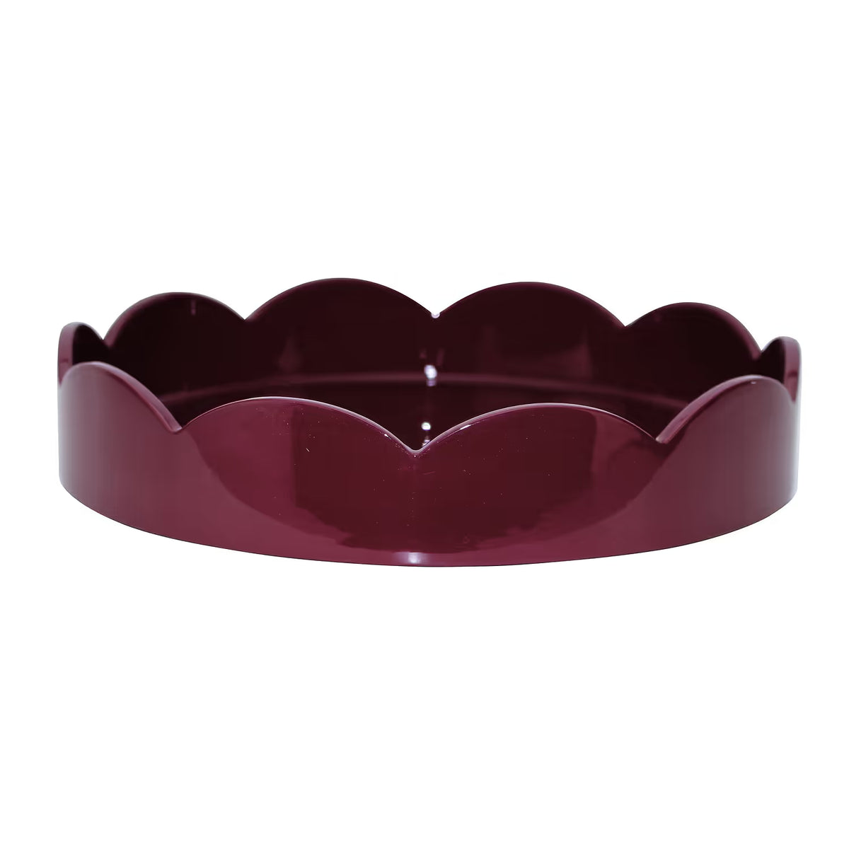 Addison Ross Round Small Lacquered Scallop Trays