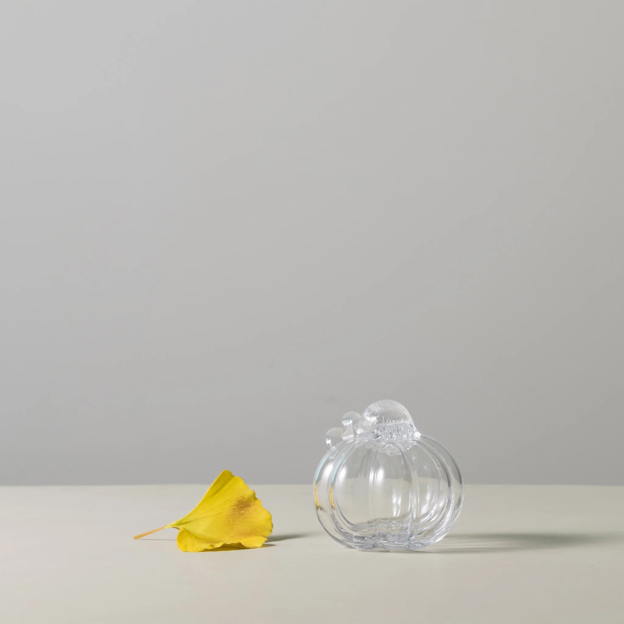 Simon Pearce Glass Pumpkin With A Twist