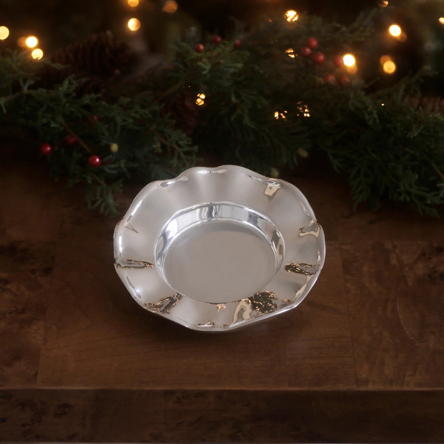 Beatriz Ball Silver Wine Coaster with "Cheers!" Engraving - Thumbnail 4